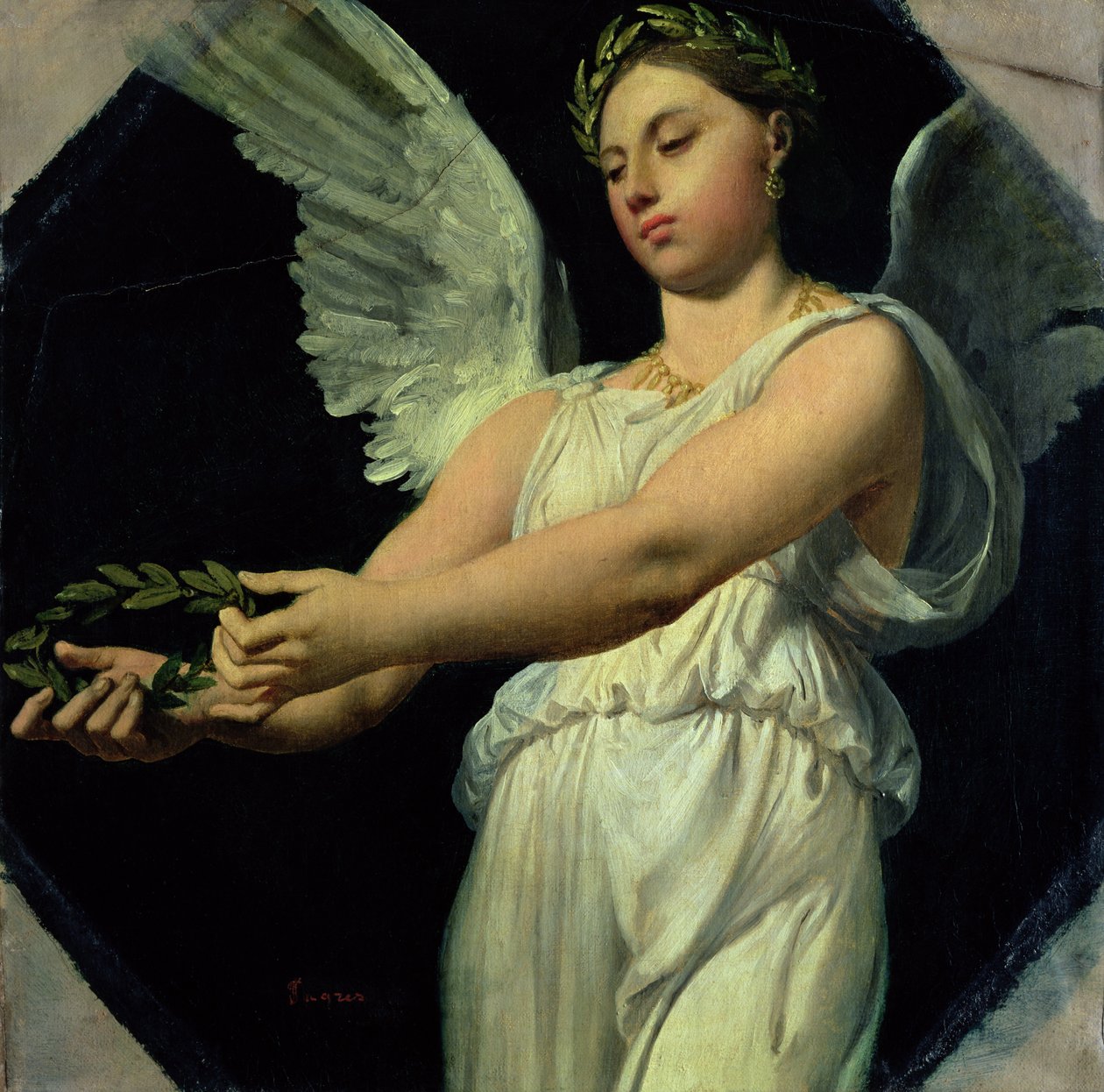 Undersøgelse af sejren i forbindelse med Homers apotheose, 1826-27 af Jean Auguste Dominique Ingres