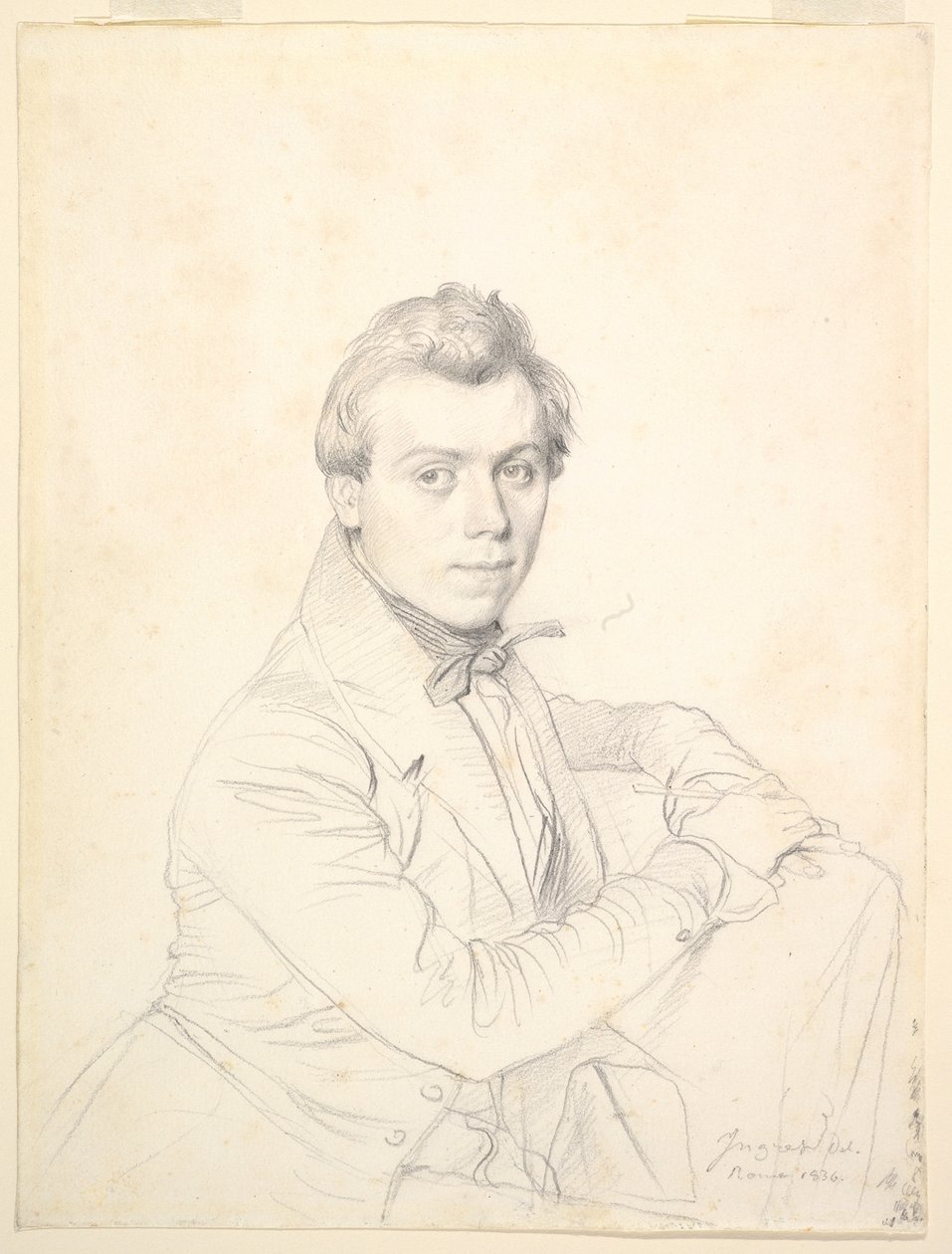 Arkitekten Charles-Victor Famin af Jean Auguste Dominique Ingres