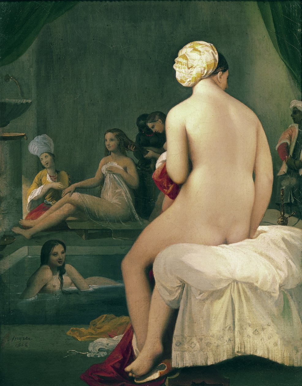 Den lille Bader i Haremet, 1828 af Jean Auguste Dominique Ingres
