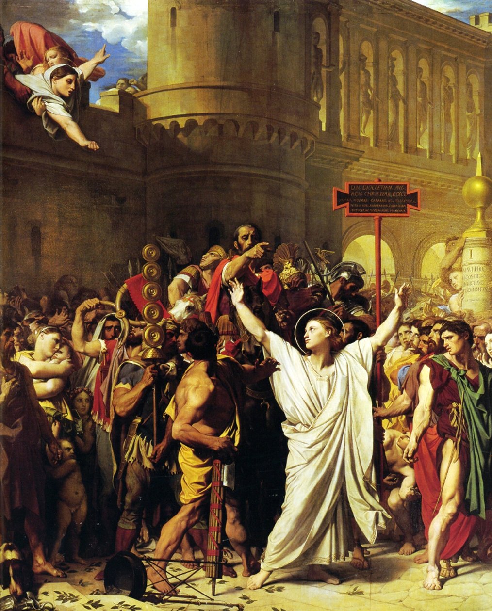 The Martyrium of St. Symphorian, 1834 af Jean Auguste Dominique Ingres