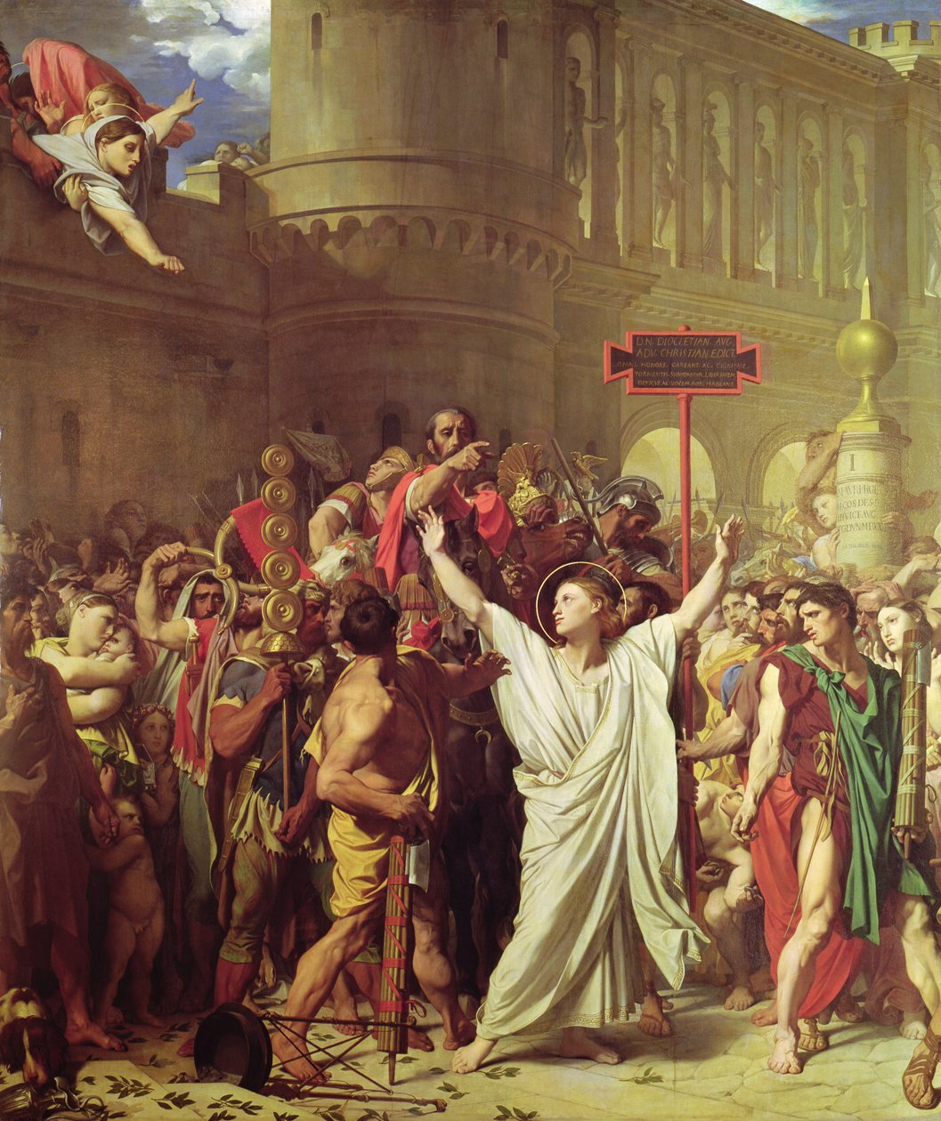 The Martyrium of St. Symphorien, 1834 af Jean Auguste Dominique Ingres