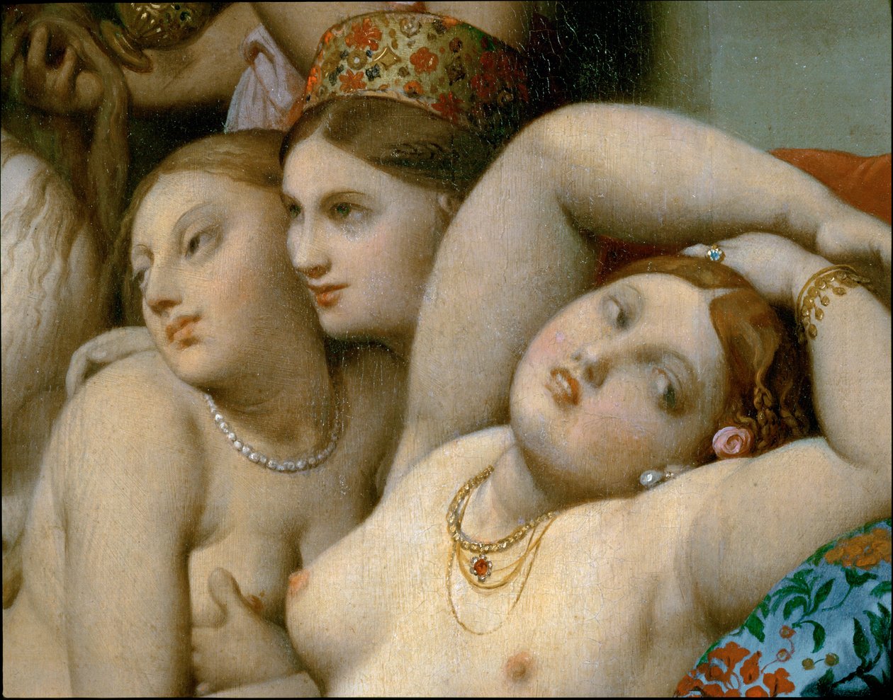 Det tyrkiske bad ... af Jean Auguste Dominique Ingres