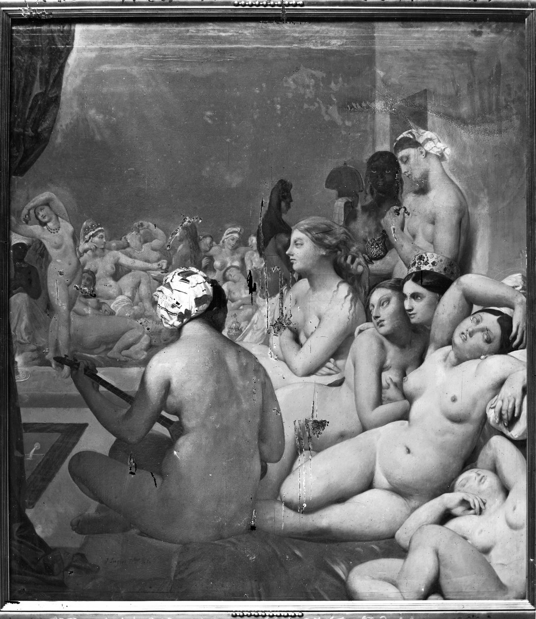 Det tyrkiske bad, 7. oktober 1859 af Jean Auguste Dominique Ingres