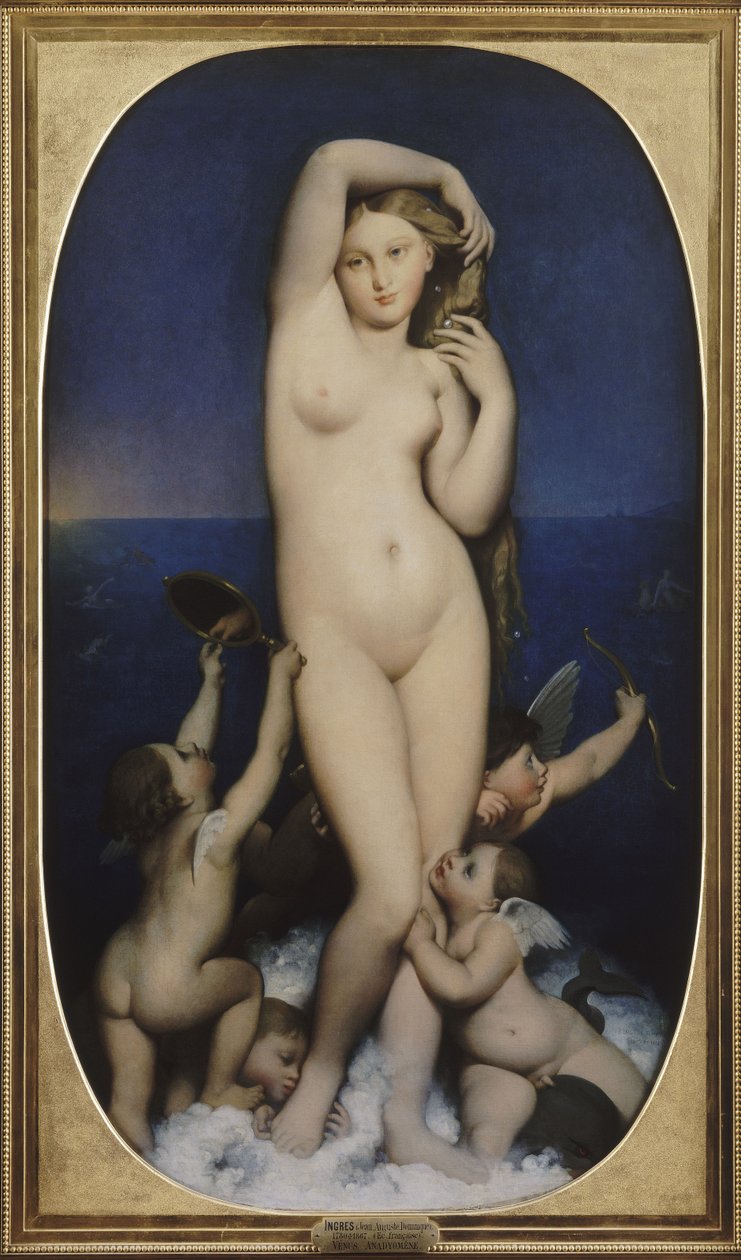 Venus Anadyomene af Jean Auguste Dominique Ingres