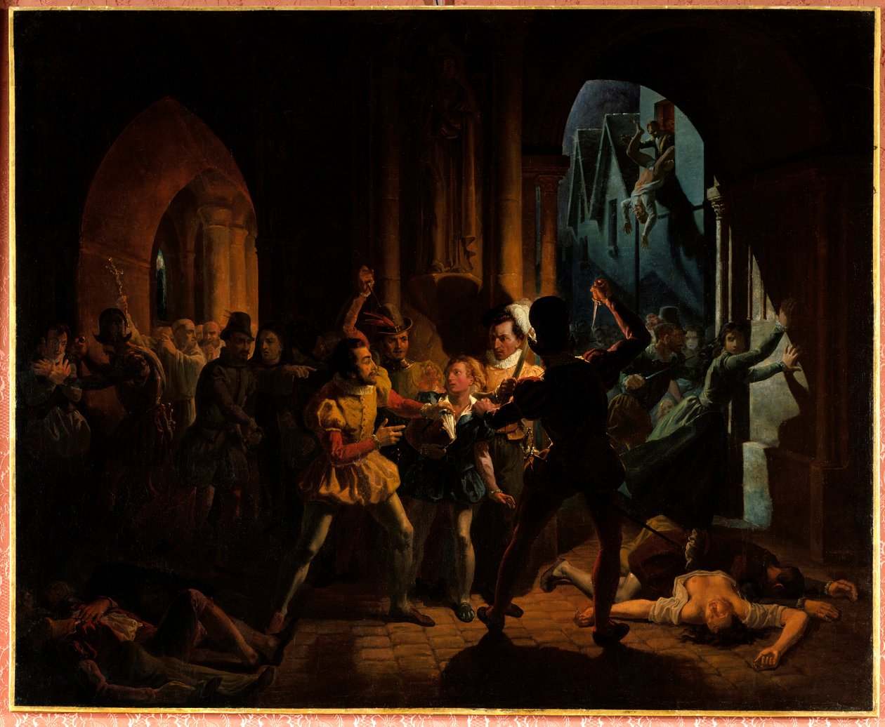 Maximilian af Bethune undslap massakren på Saint Barthelemy. Maximilian af Bethune (som blev hertug af Sully 1559-1641), opvokset ved kollegiet i Bourgogne i Paris, blev reddet af Henrik af Navarra (1553-1610) (dengang kong Henrik IV) og blev hans følgesve af Jean Auguste Dubouloz