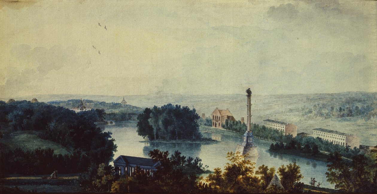 Tsarskoye Selo. Chesme-søjlen, 1780