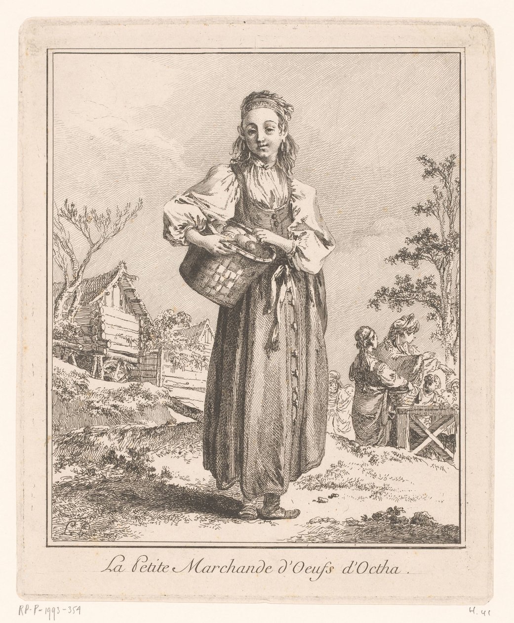 Æggesælger fra Ochta La Petite Marchande d