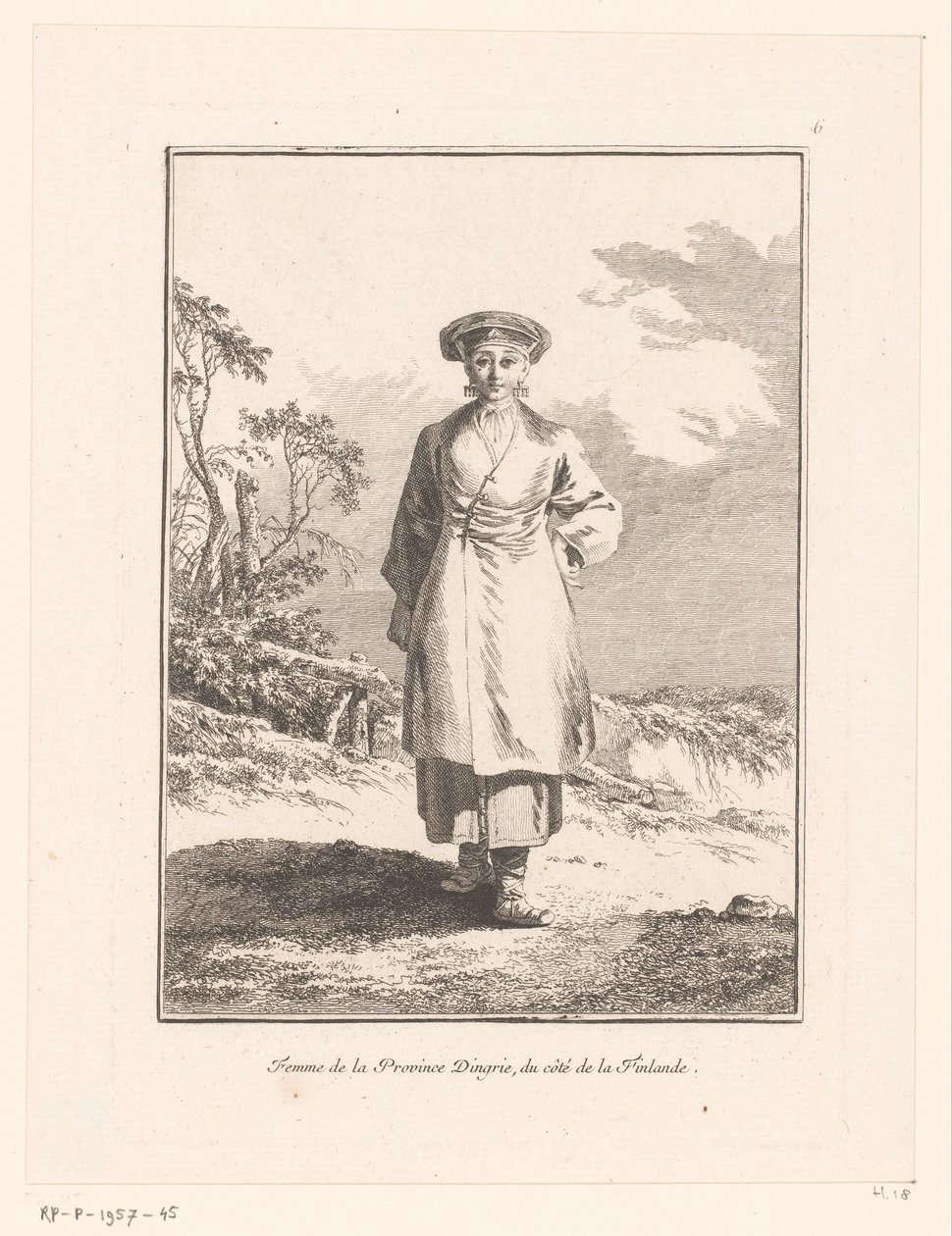 Ung kvinde fra Ingermanland (Ingrie) Femme de la province d