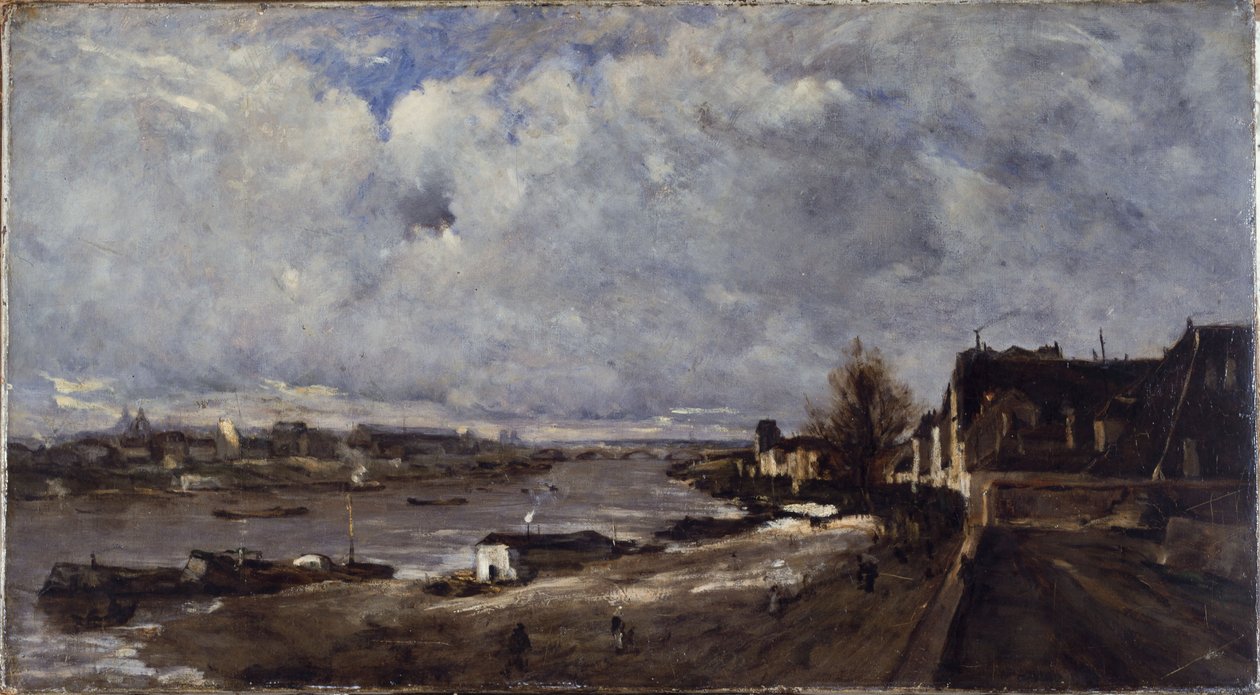 Quai de Bercy, ca. 1890 (olie) af Jean Baptiste Antoine Guillemet