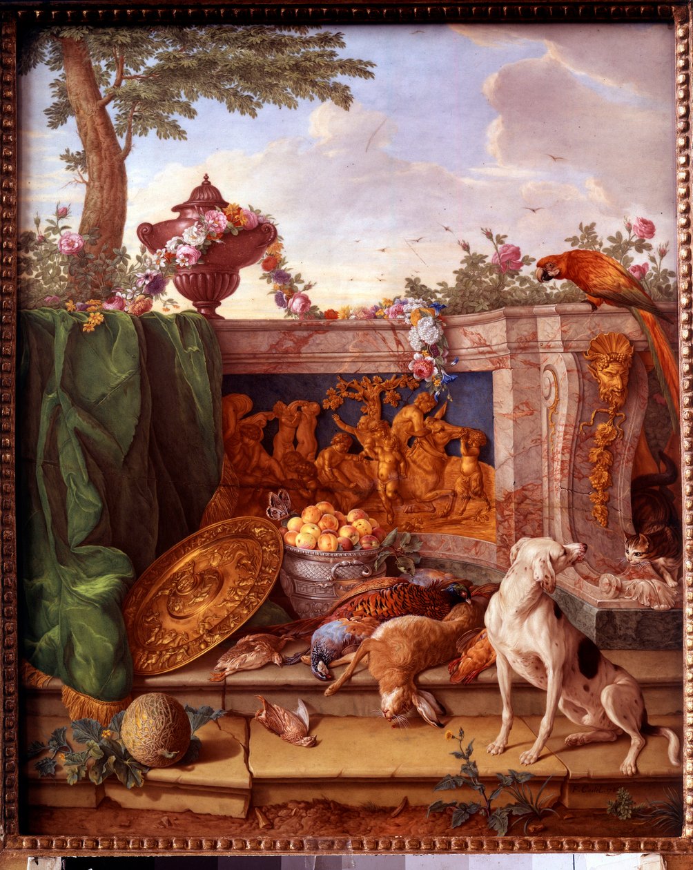 Plade, der viser Ludvig XVI