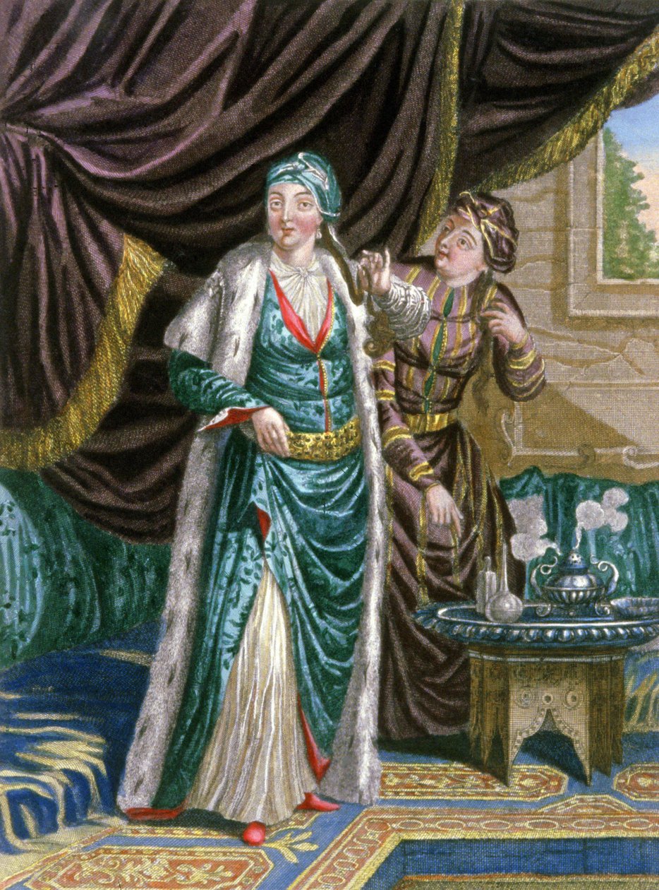 Sultana Assaki af Jean Baptiste (after) Vanmour