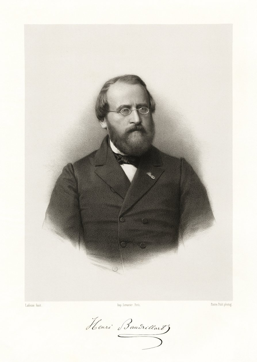 Henri Joseph Léon Baudrillart, 1865-66 af Jean Baptiste Adolphe Lafosse