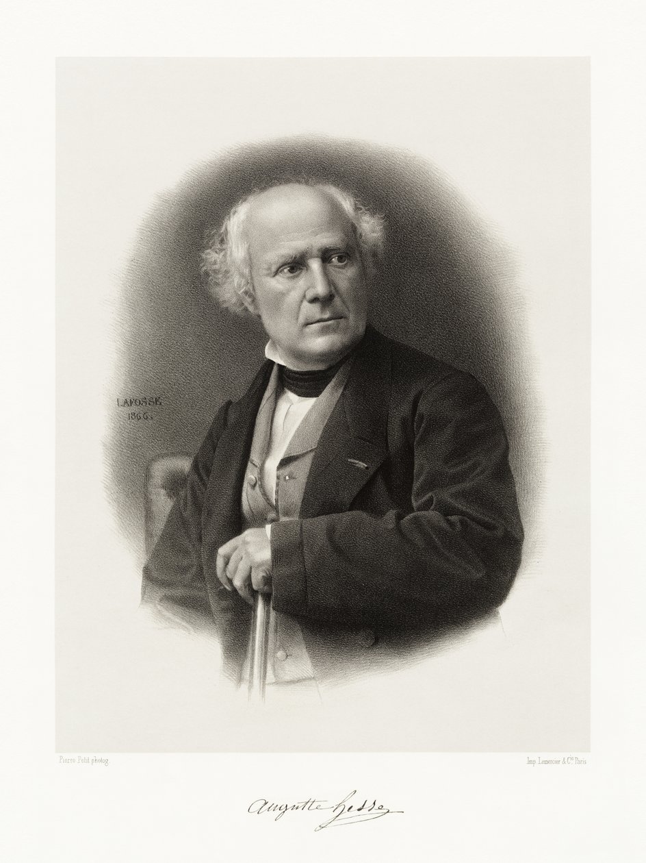 Nicolas Auguste Hesse, 1865-66 af Jean Baptiste Adolphe Lafosse