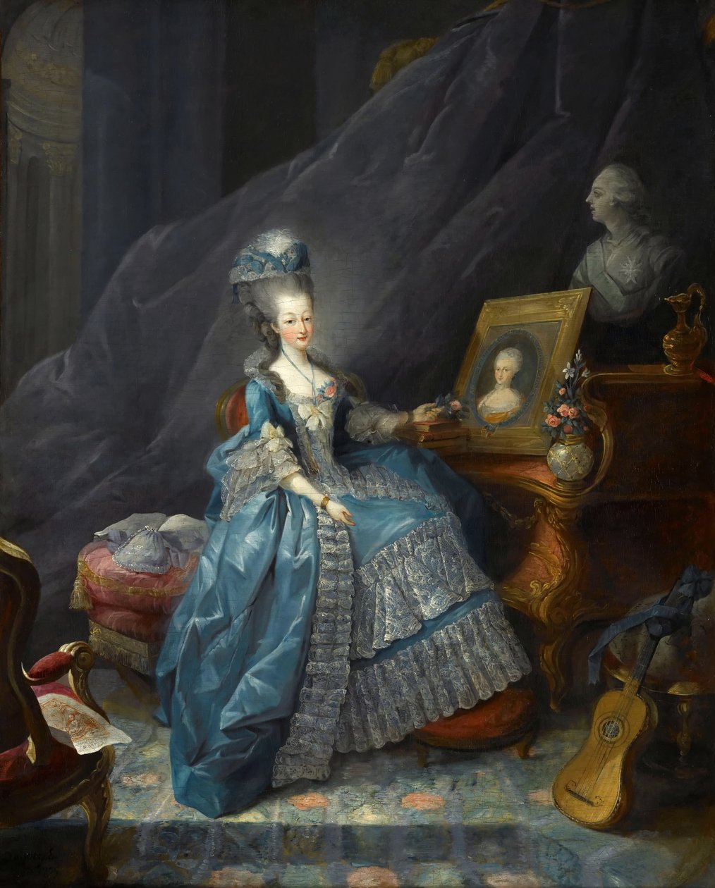 Prinsesse Maria Theresia af Savoyen 1756-1805 af Jean Baptiste André Gautier Dagoty