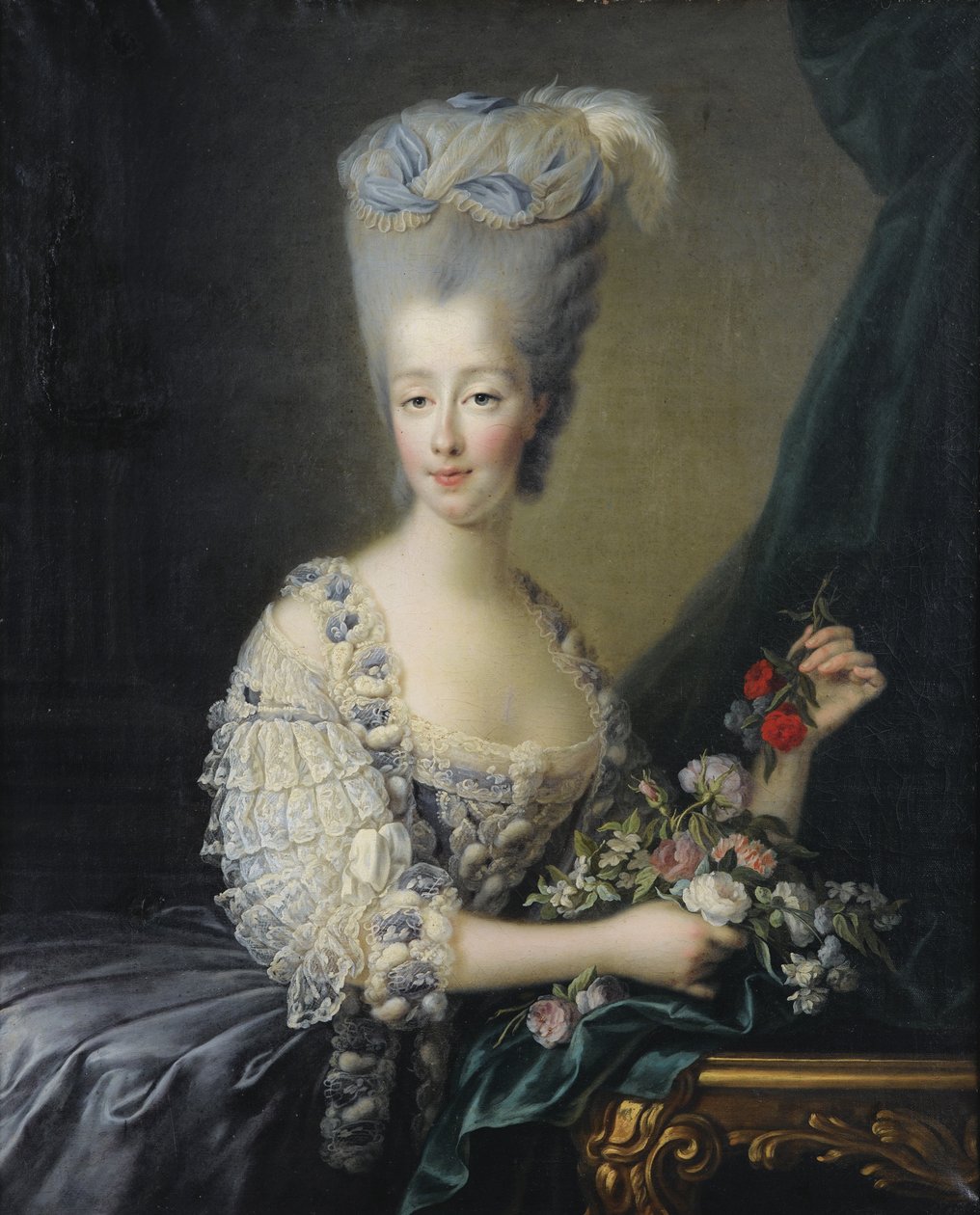 Prinsesse Maria Theresa af Savoyen 1756-1805, grevinde af Artois af Jean Baptiste André Gautier Dagoty