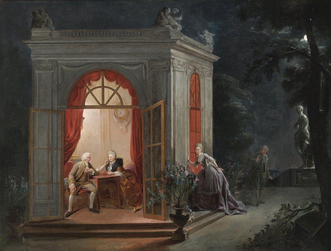 Ægtepagten af Jean Baptiste André Gautier Dagoty