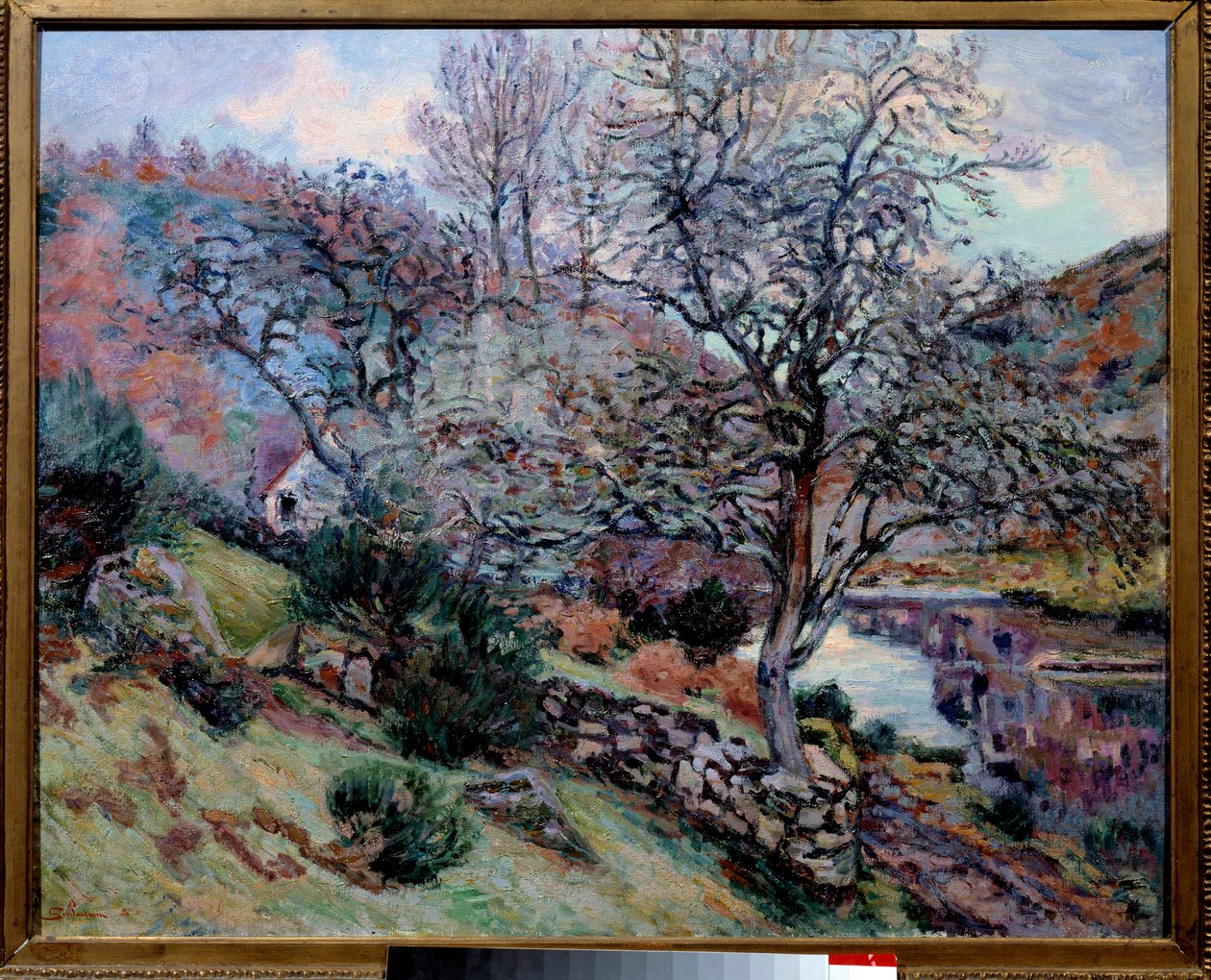Crozan, the Rock of the Echo Maleri af Jean Baptiste Armand (1841-1927) Bayonne Musee Bonnat fra det 19. århundrede af Jean Baptiste Armand Guillaumin