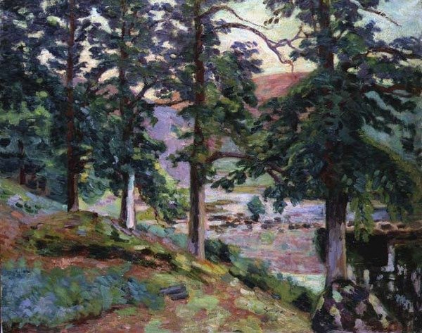 La Creuse, Limousin, ca. 1910 (olie på lærred) af Jean Baptiste Armand Guillaumin
