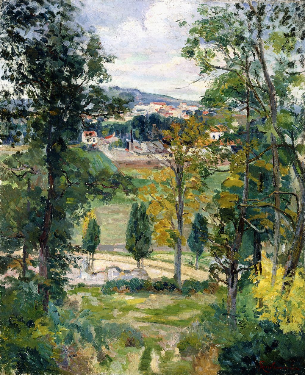 Landskab af Ile de France, ca. 1879 af Jean Baptiste Armand Guillaumin