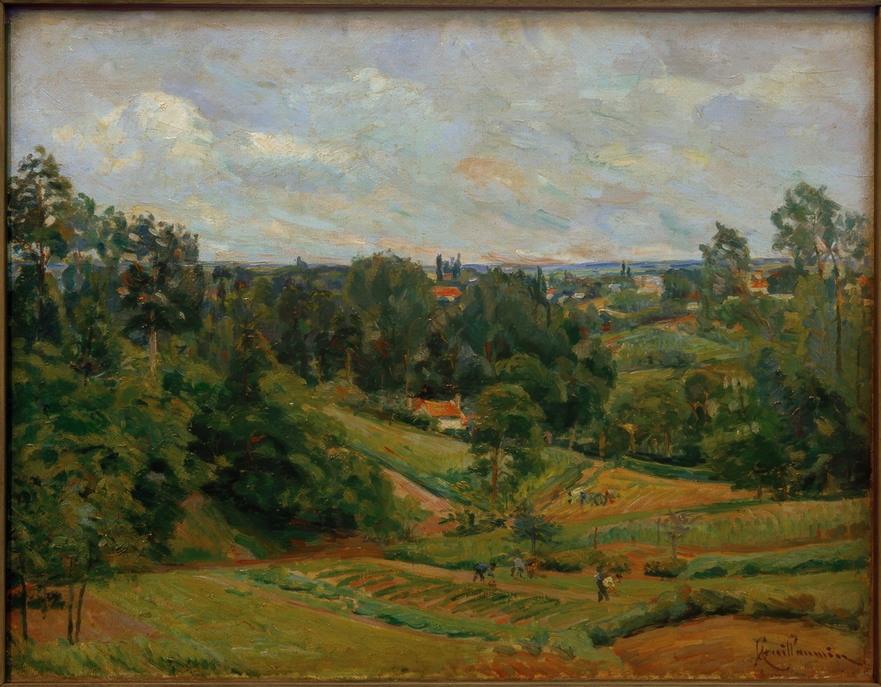 Landskab nær Pontoise af Jean Baptiste Armand Guillaumin