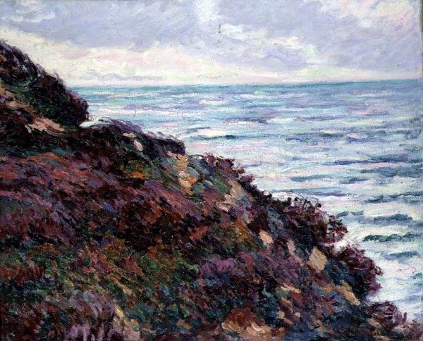 Marine Landscape (olie på lærred) af Jean Baptiste Armand Guillaumin