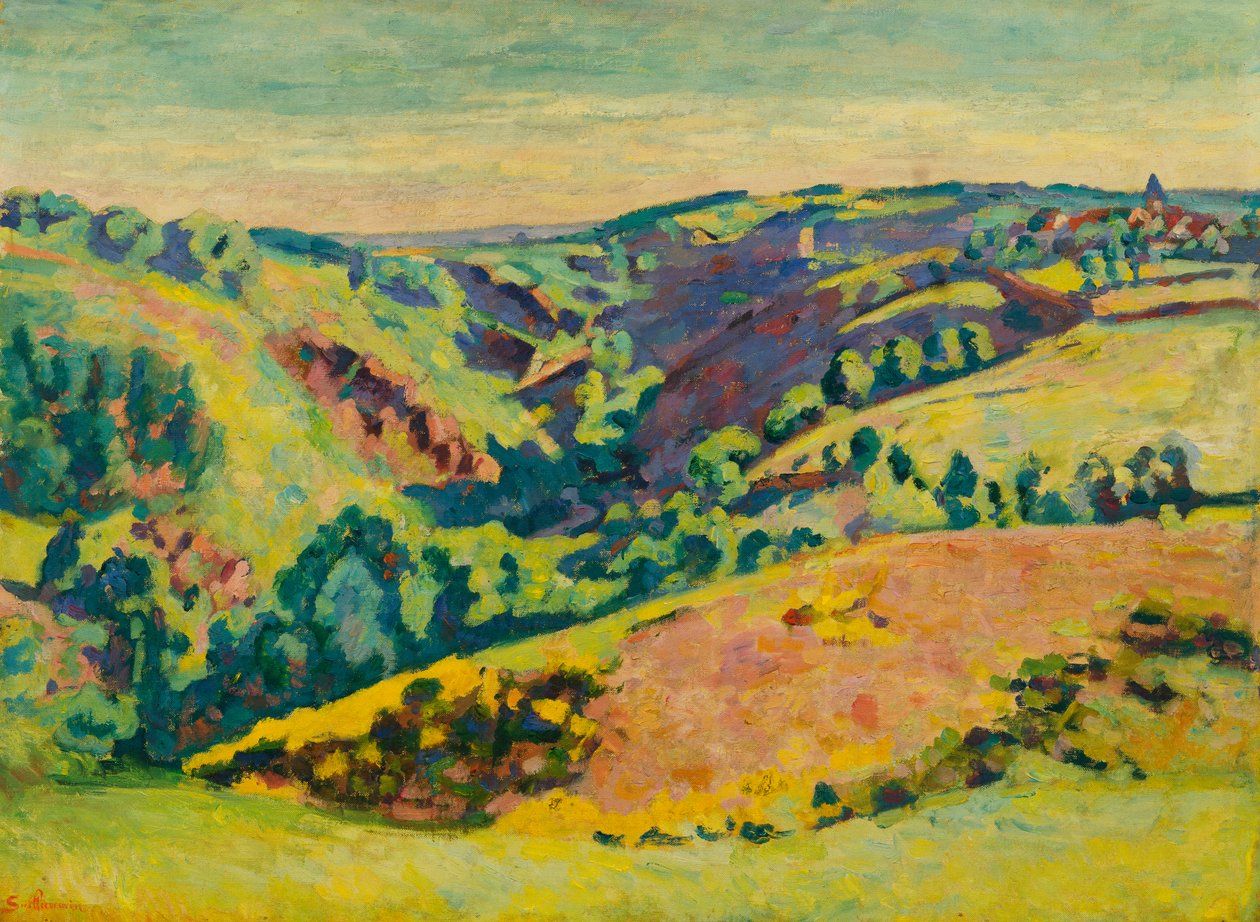 On the Hills of Sedelle, 1921 af Jean Baptiste Armand Guillaumin