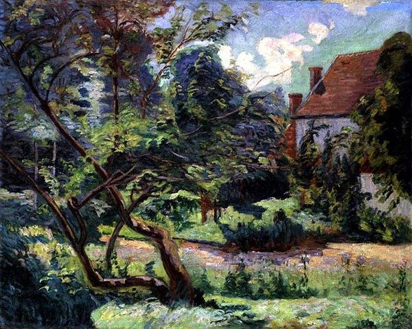 Frugthave ved kanten af skoven, Miregaudon af Jean Baptiste Armand Guillaumin