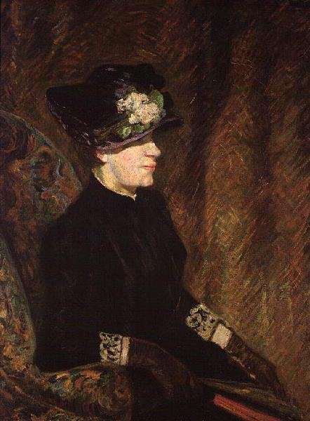 Portræt af Madame Guillaumin, ca. 1888 af Jean Baptiste Armand Guillaumin