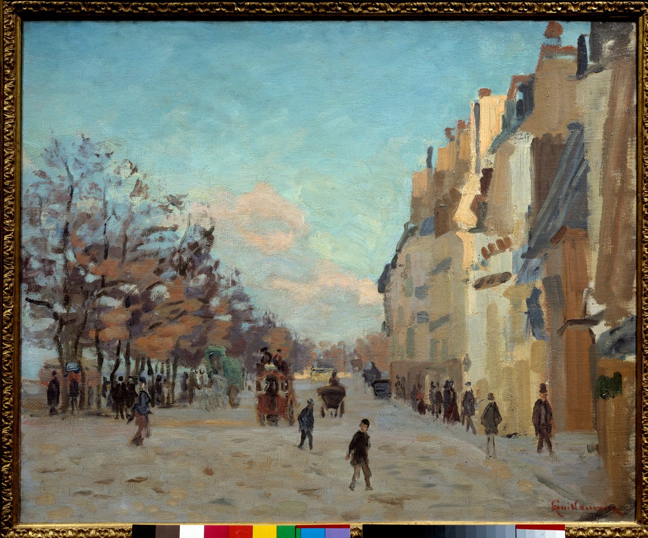 Quai de la gare i Paris, sneeffekt Maleri af Jean baptiste armand Guillaumin (1841-1927) 1800-tallet søn. 0,5x0,61 m Paris, Orsay Museum af Jean Baptiste Armand Guillaumin