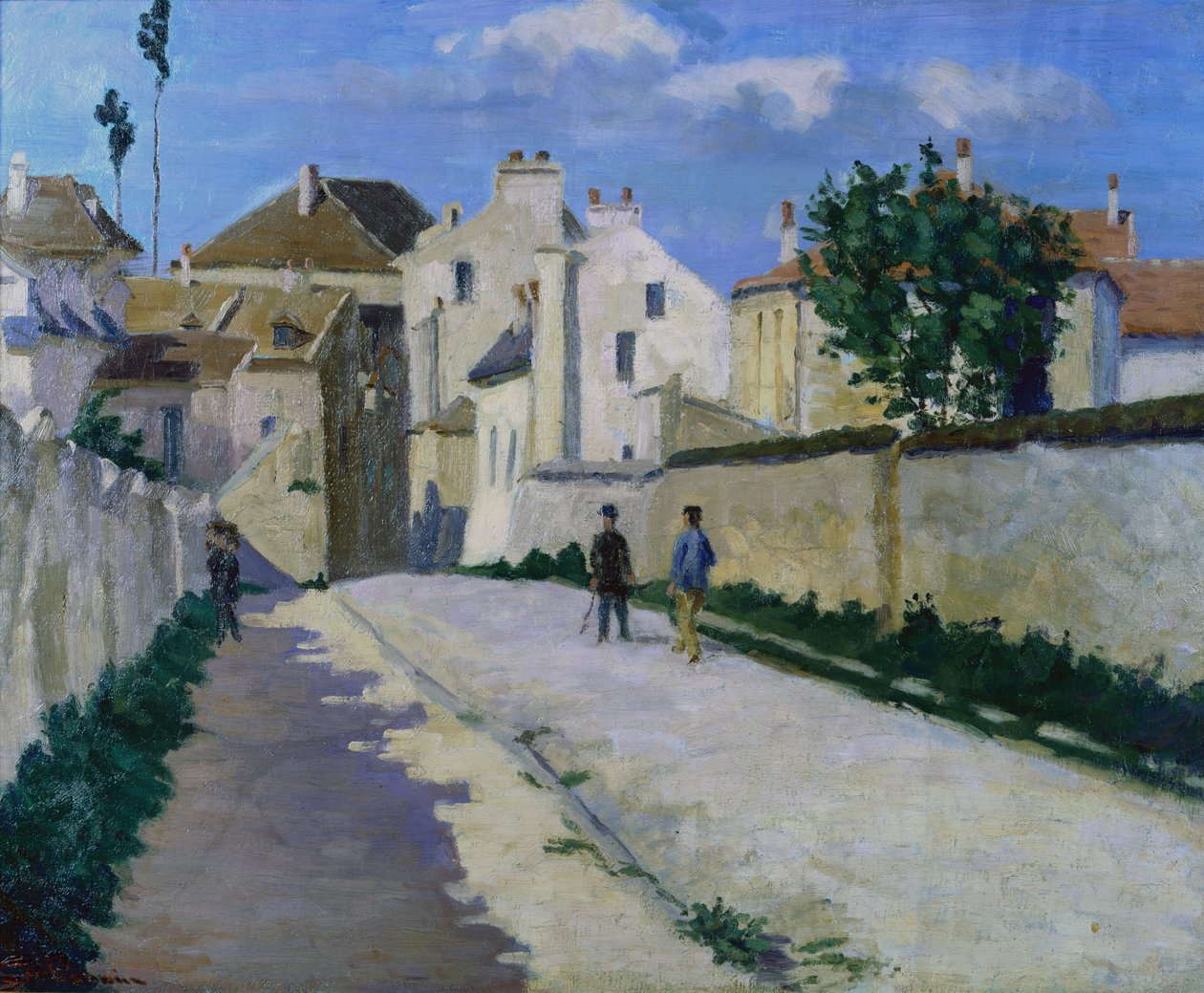 Rue de Clamart ved Vanves, ca. 1873 (olie på lærred) af Jean Baptiste Armand Guillaumin