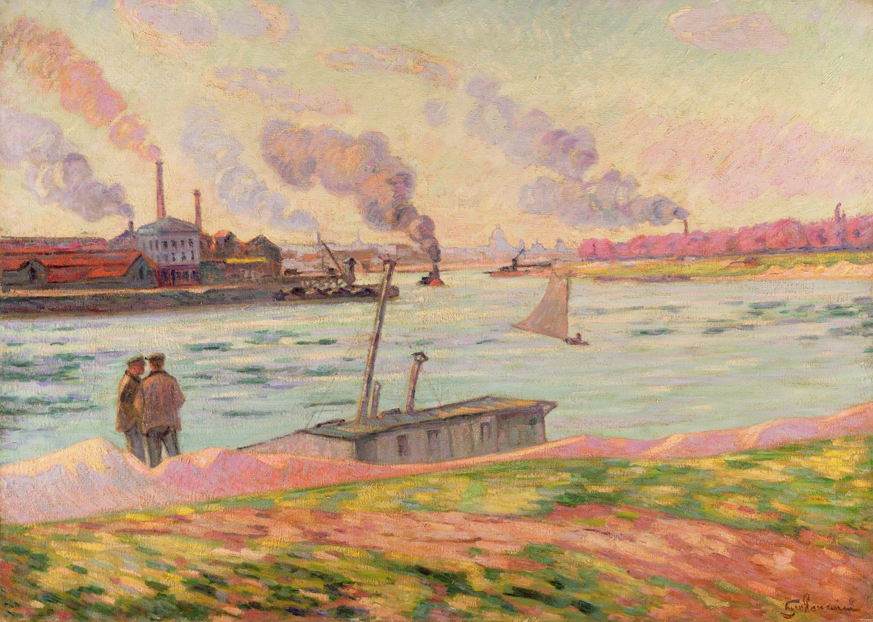 The Pointe dIvry, 1886 af Jean Baptiste Armand Guillaumin