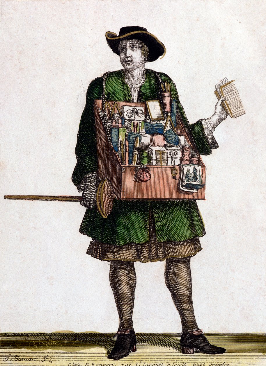 Haberdasher (farvestik) af Jean Baptiste Bonnart