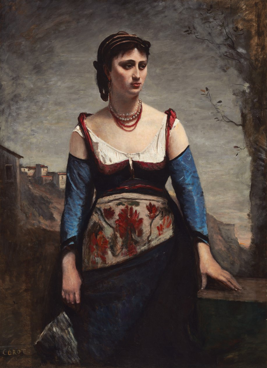 Augustine, 1866. af Jean Baptiste Camille Corot