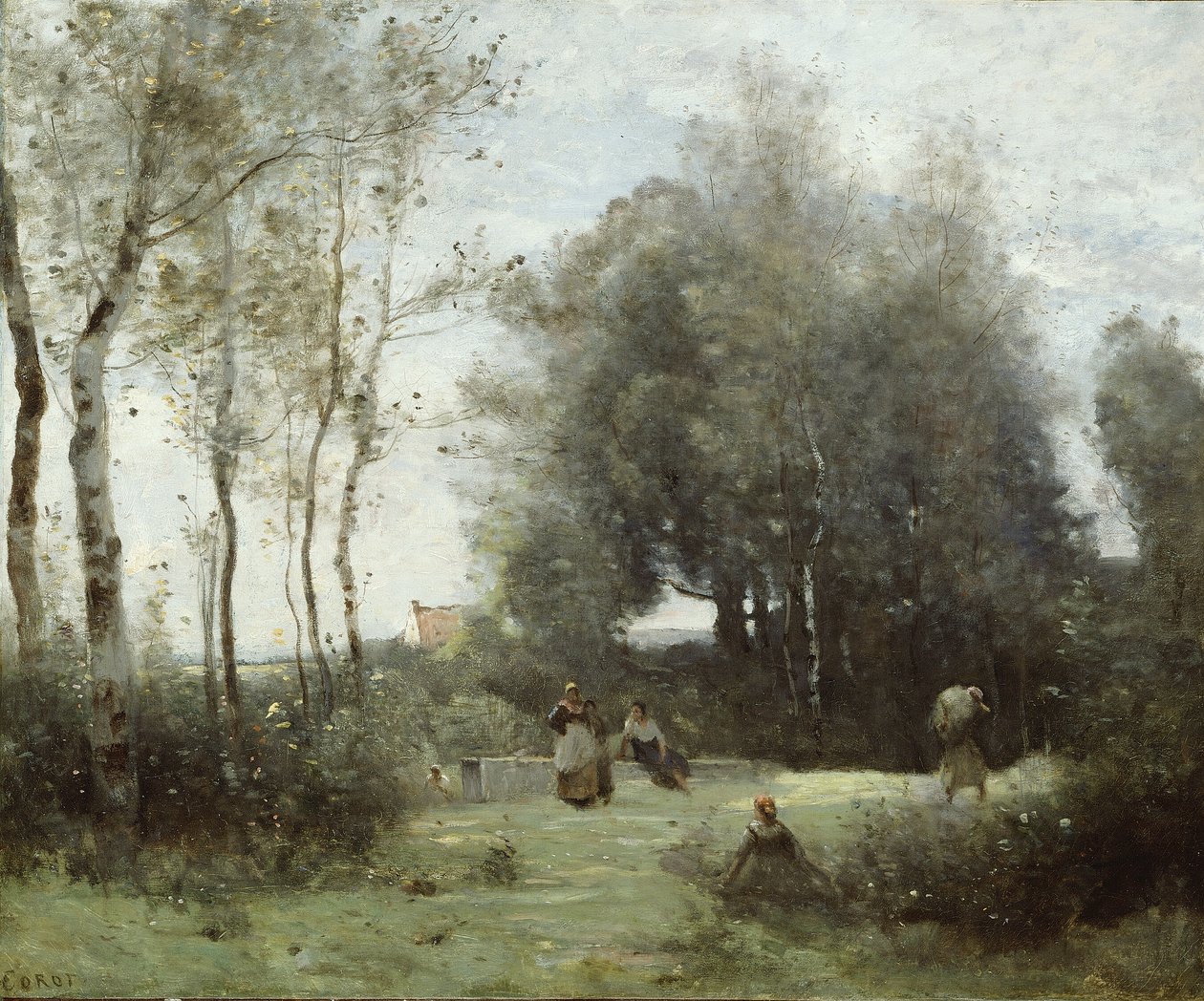 Arleux-Palluel, broen med de mange møder af Jean Baptiste Camille Corot