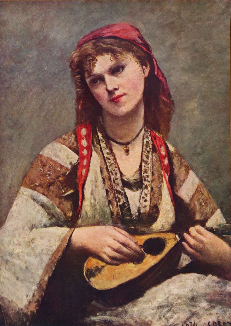 Christine Nilsson, 1874 1935 af Jean Baptiste Camille Corot