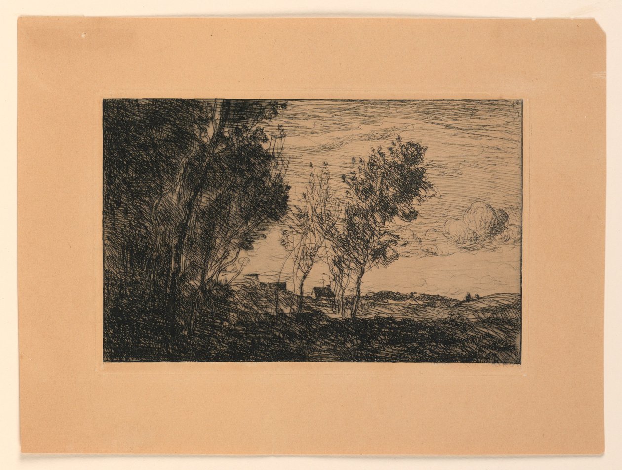 In the Dunes: Souvenir of the Woods at the Hauge af Jean Baptiste Camille Corot