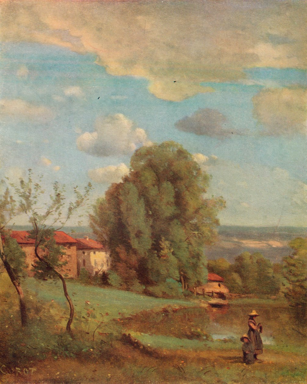 Dardagny, c1855 af Jean Baptiste Camille Corot