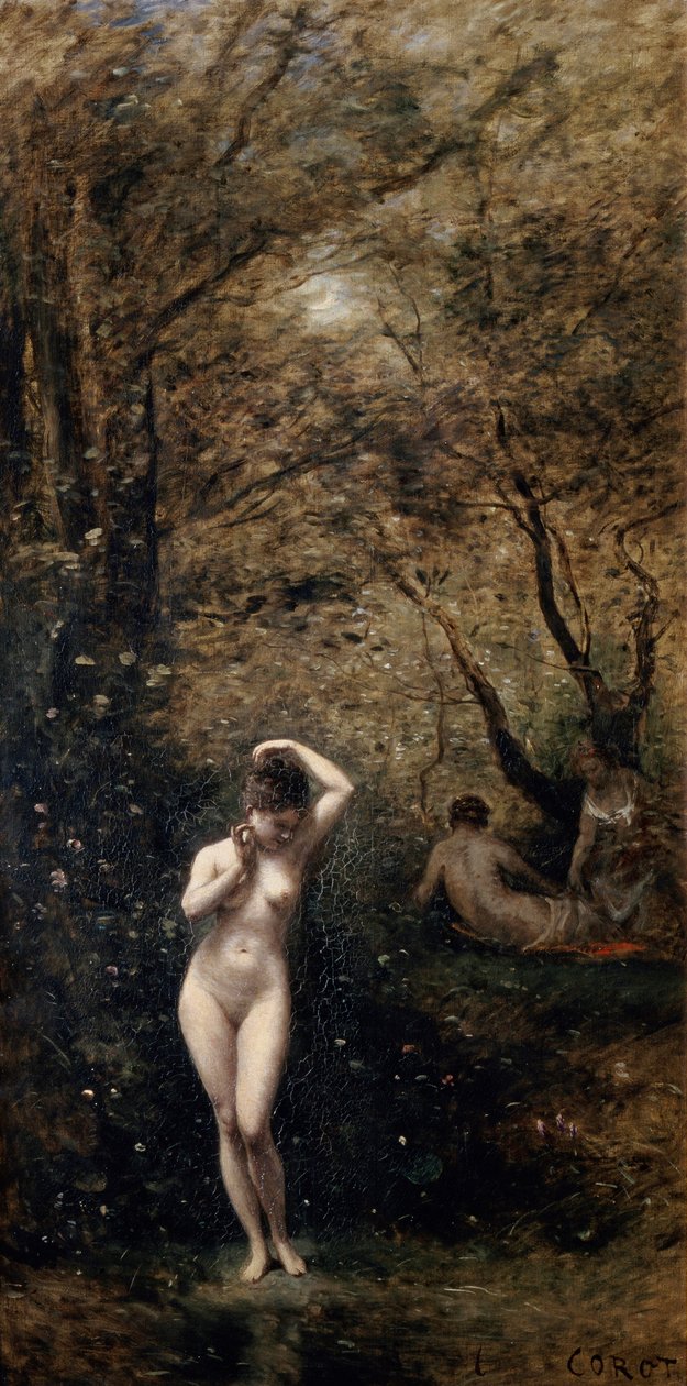 Diana Badende, 1873-1874. af Jean Baptiste Camille Corot