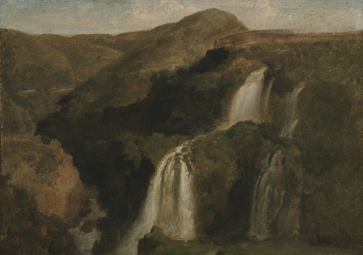 Tivolis fald af Jean Baptiste Camille Corot