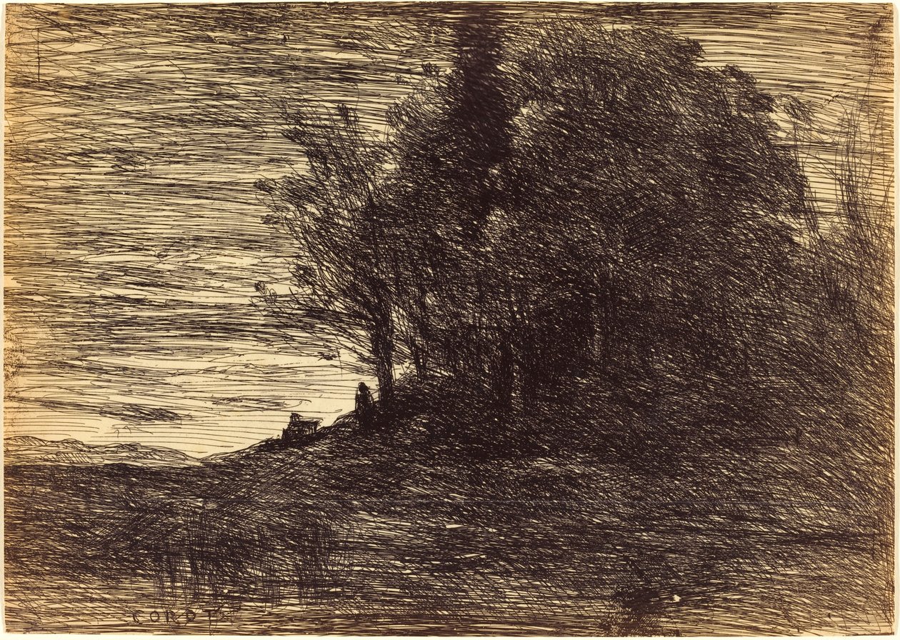 Eremitens skove af Jean Baptiste Camille Corot