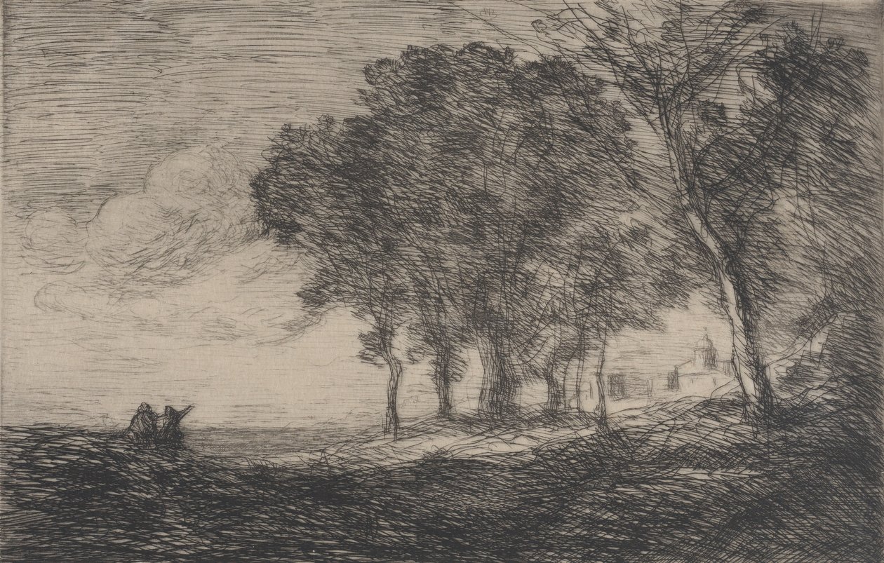 Italiensk Landskab Italiensk Landskab, ca. 1865. af Jean Baptiste Camille Corot