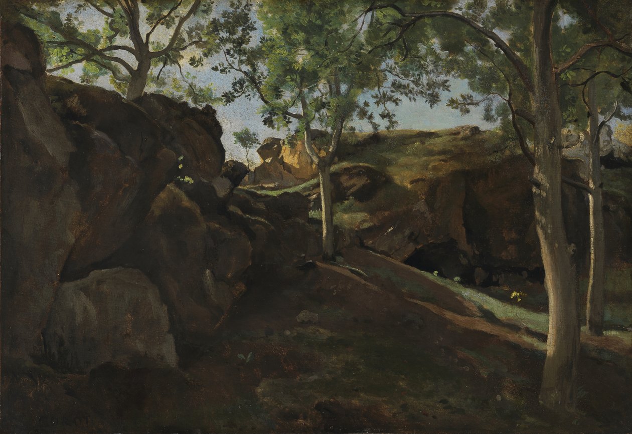 Kastanjelunden, 1830-40 af Jean Baptiste Camille Corot