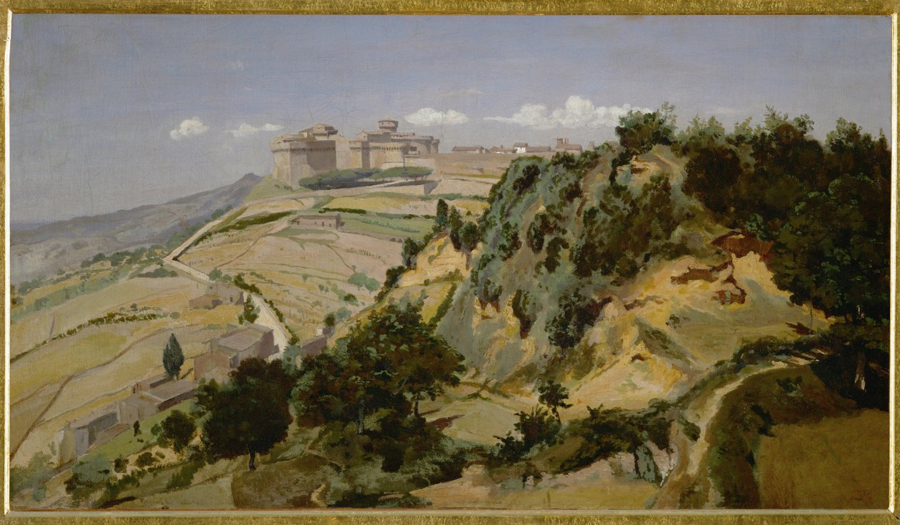 La citadelle de Volterra - Volterra-citadellet ... af Jean Baptiste Camille Corot