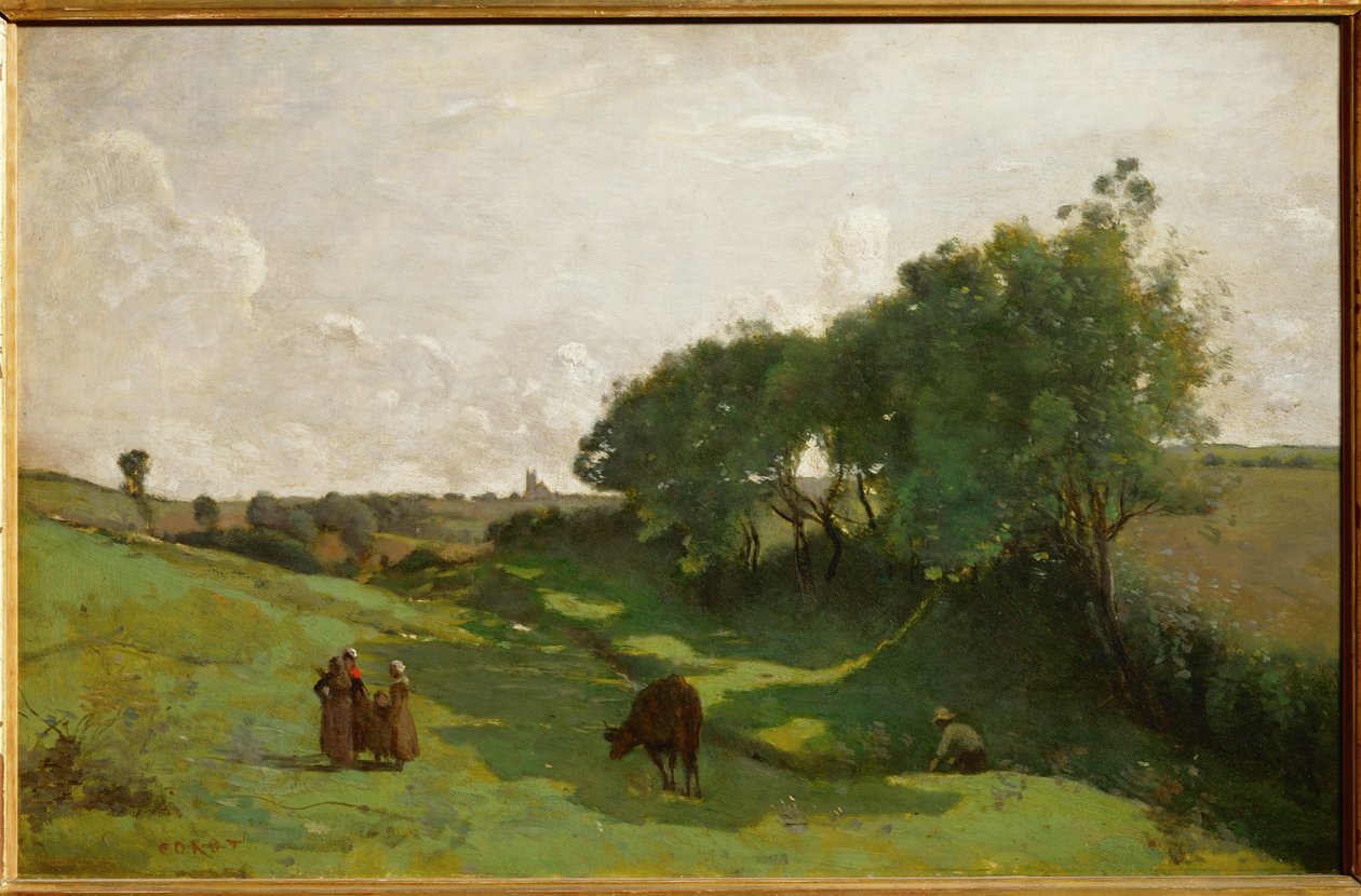Le vallon - dalen ... af Jean Baptiste Camille Corot