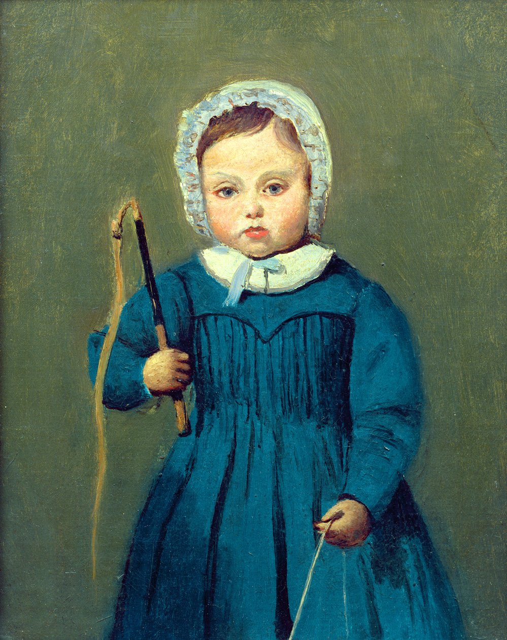 Louis Robert (1841-77) c.1843-44 af Jean Baptiste Camille Corot