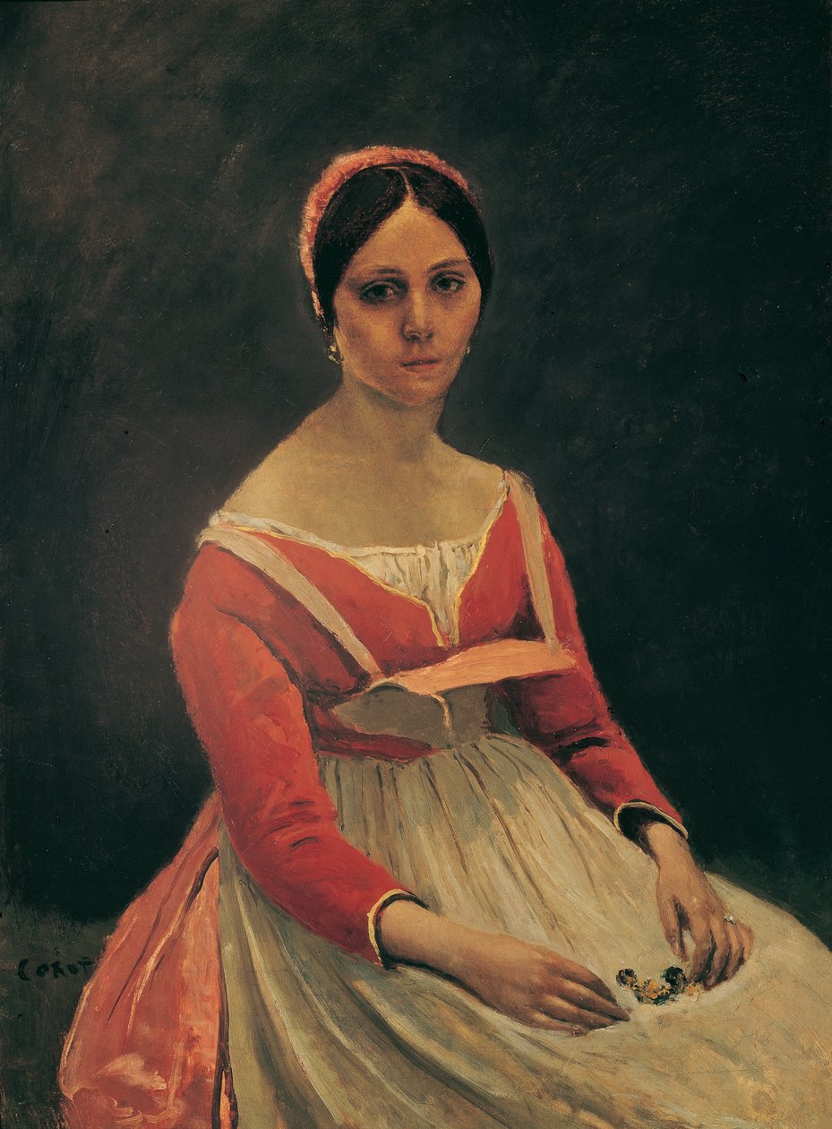 Madame Legois af Jean Baptiste Camille Corot