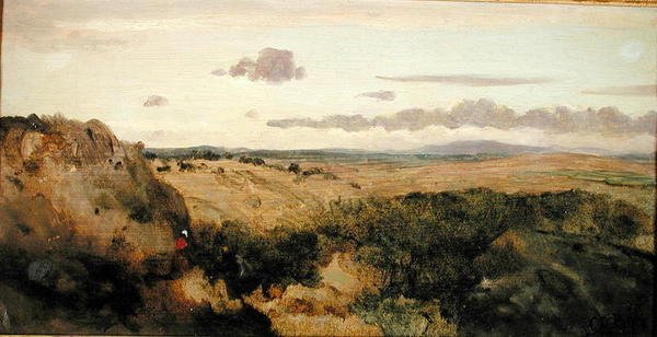 Mountain Landscape, ca. 1855-60 (olie på lærred) af Jean Baptiste Camille Corot