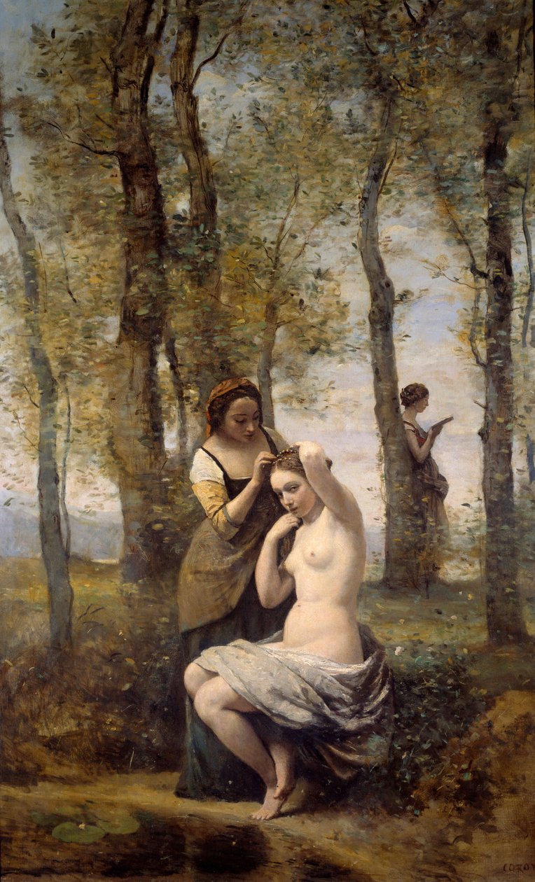 Maleri af Camille Corot (1796-1875) 1859 Privat Samling af Jean Baptiste Camille Corot