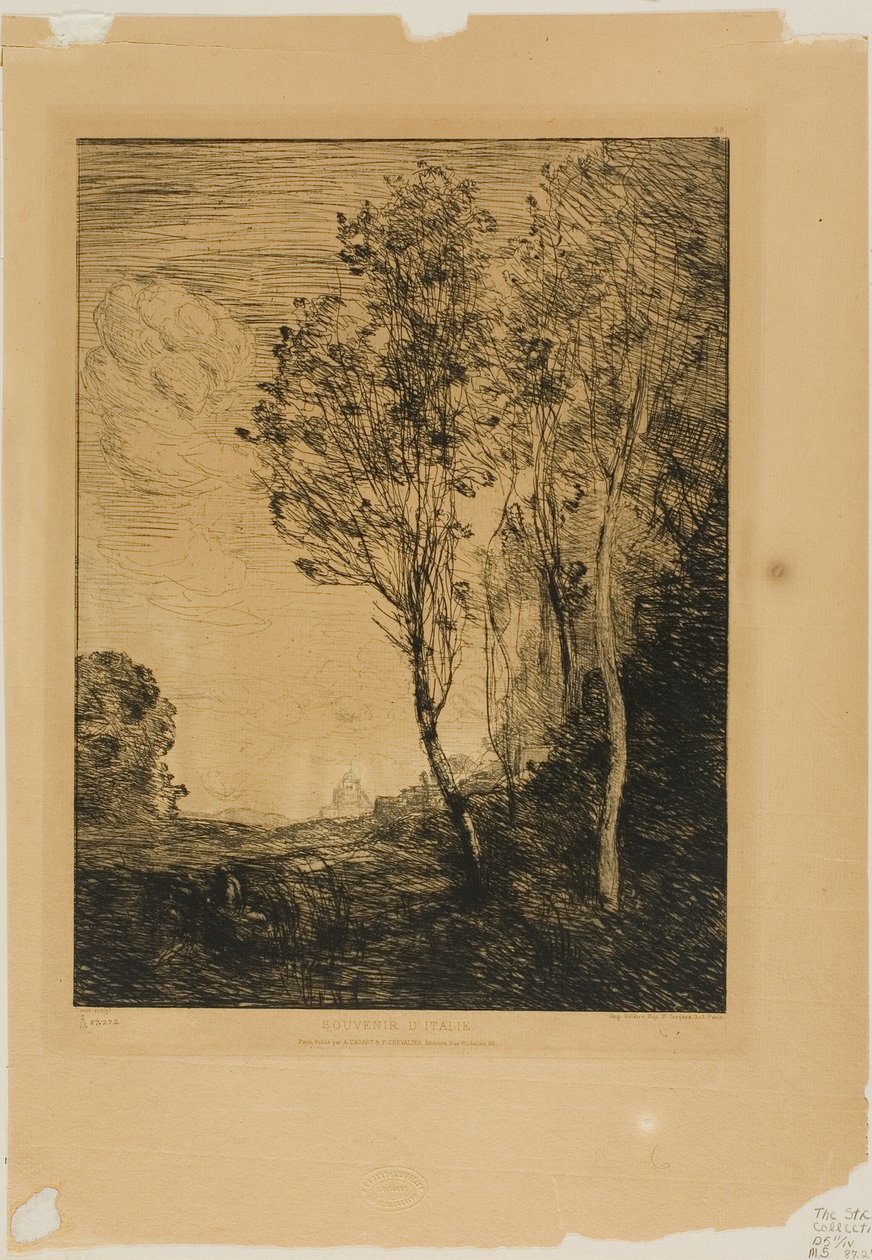 Erindring om Italien af Jean Baptiste Camille Corot
