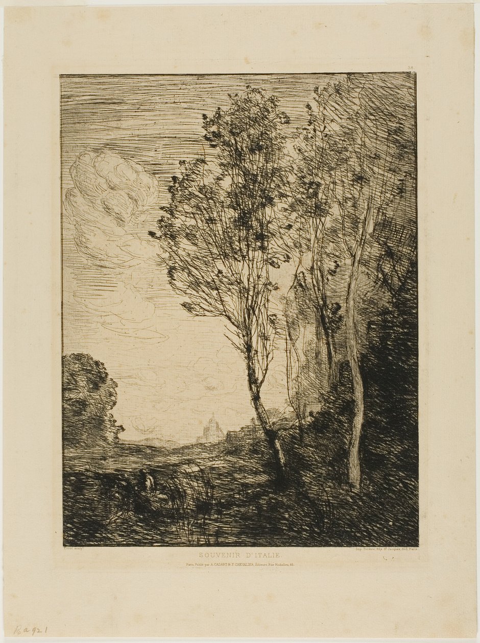 Erindring om Italien af Jean Baptiste Camille Corot